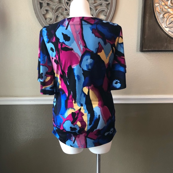 😁 SOLD 😁  Style & Co  flutter sleeve blouse XL - Picture 2 of 4